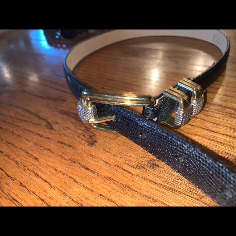 Long black belt